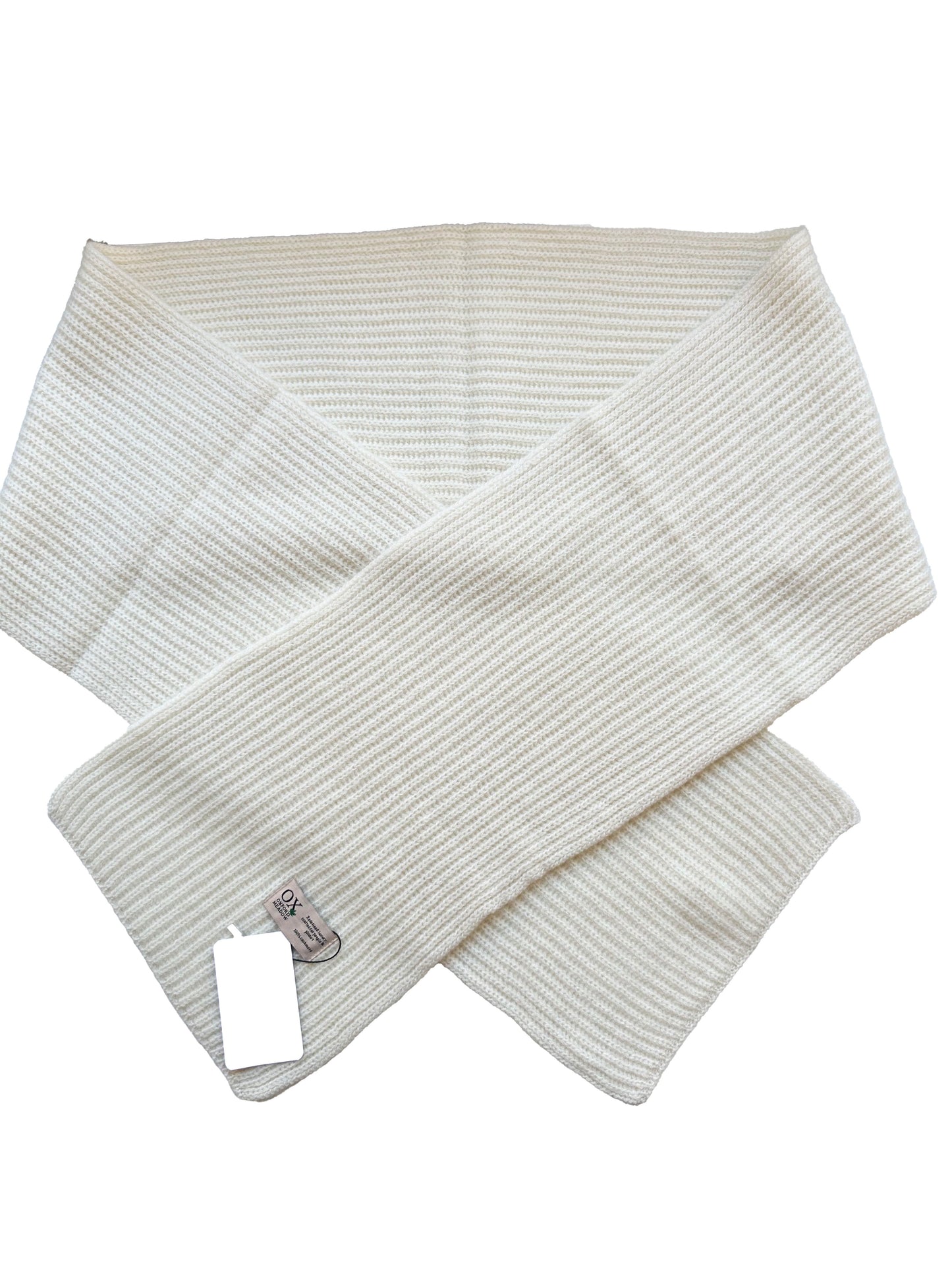 The Ox Haven Scarf Cream Unisex