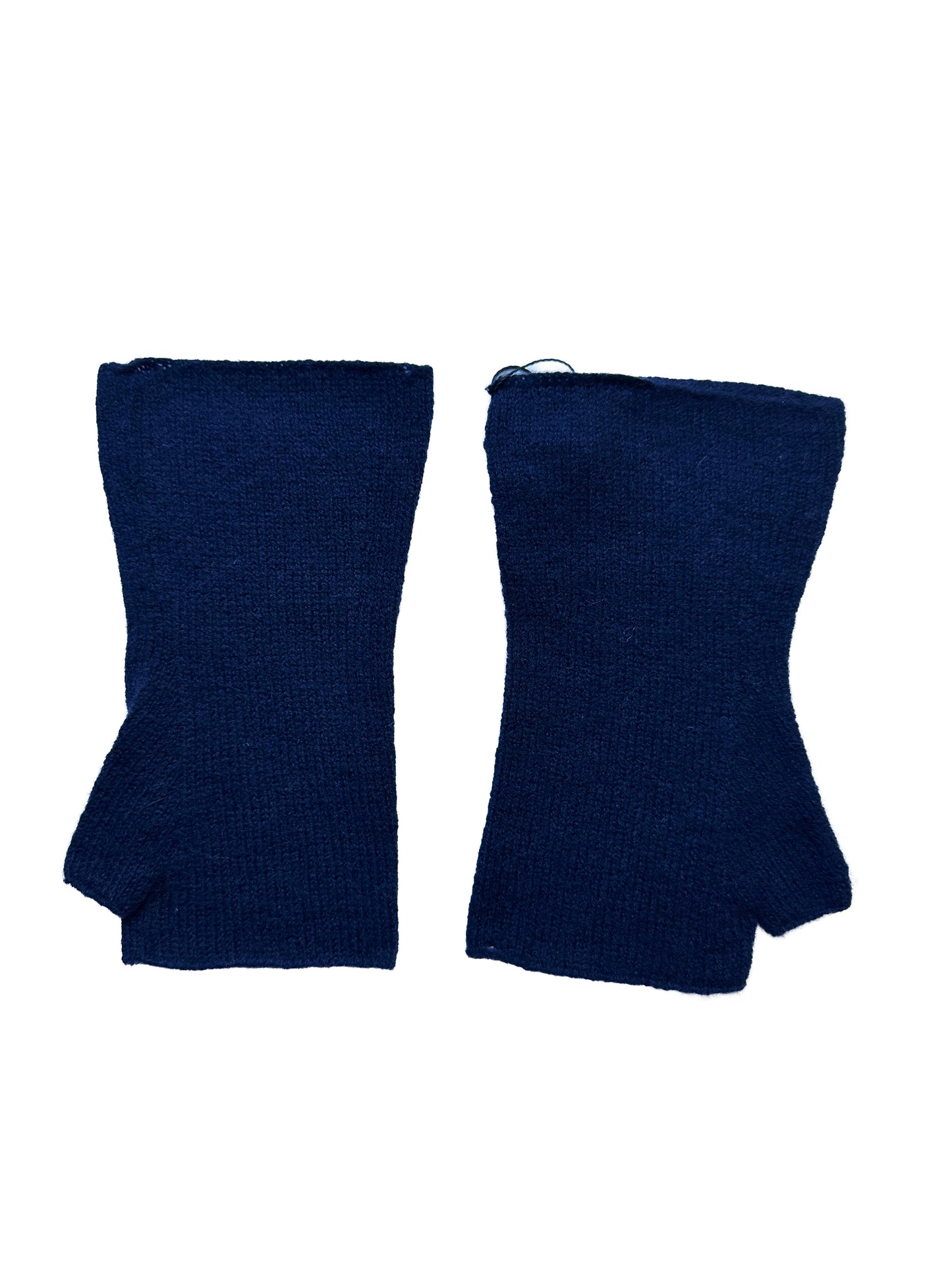 The Ox Haven Fingerless Gloves Navy Short Unisex