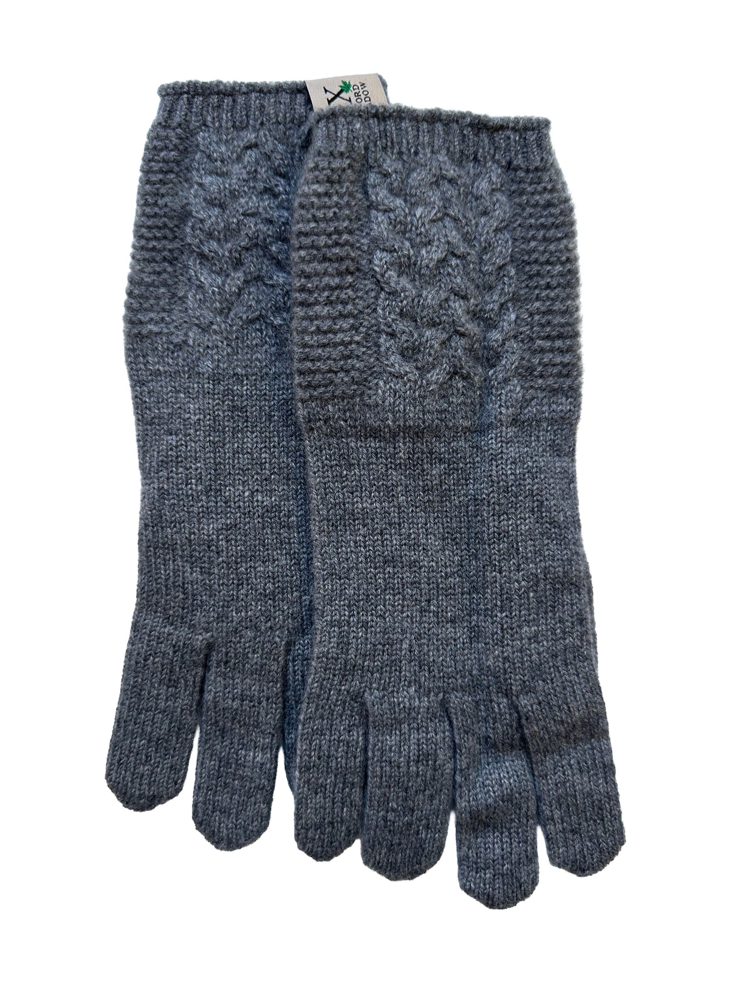 The Ox Haven Cable Gloves Ash Women's