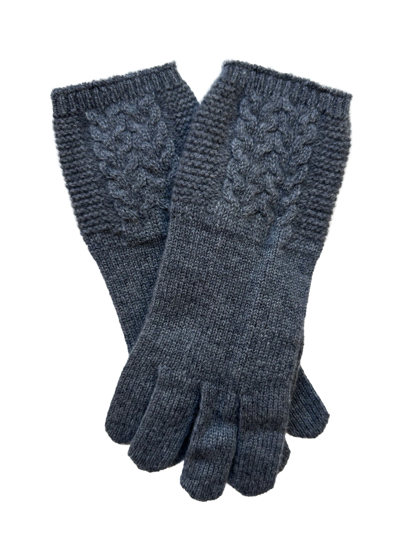 The Ox Haven Cable Gloves Ash Women's