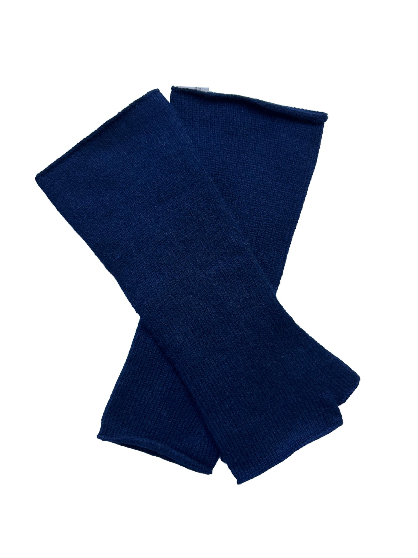 The Ox Haven Fingerless Gloves Navy Long Unisex