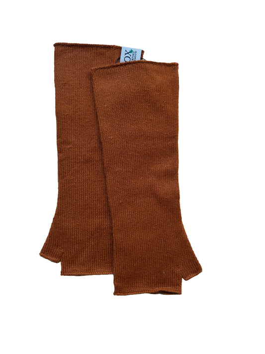 The Ox Haven Fingerless Gloves Deep Copper Long Unisex