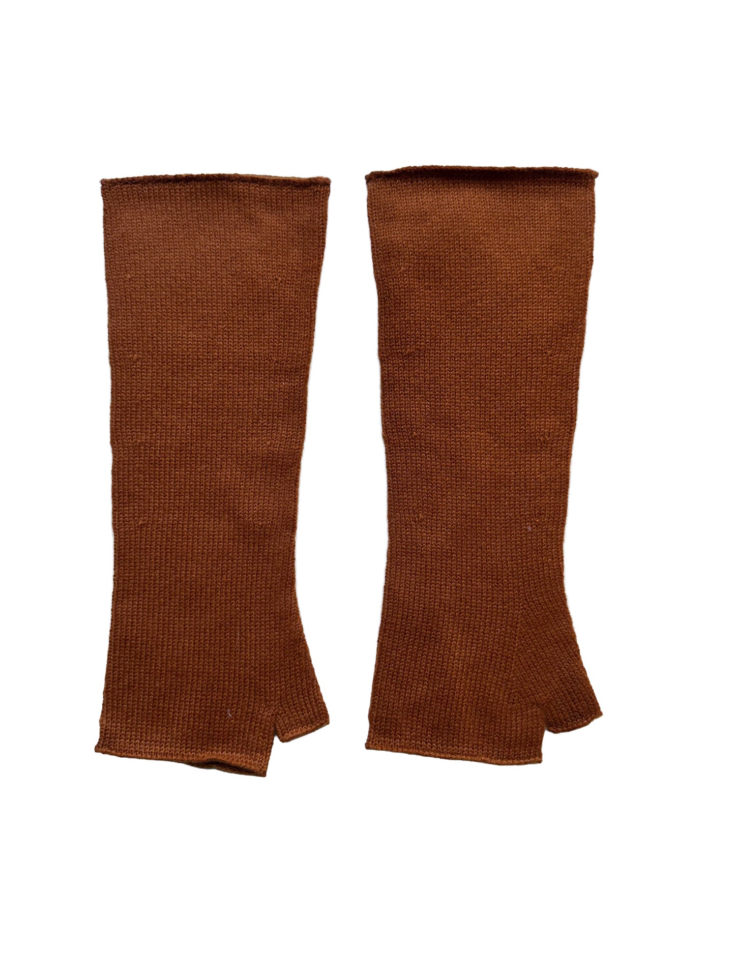 The Ox Haven Fingerless Gloves Deep Copper Long Unisex