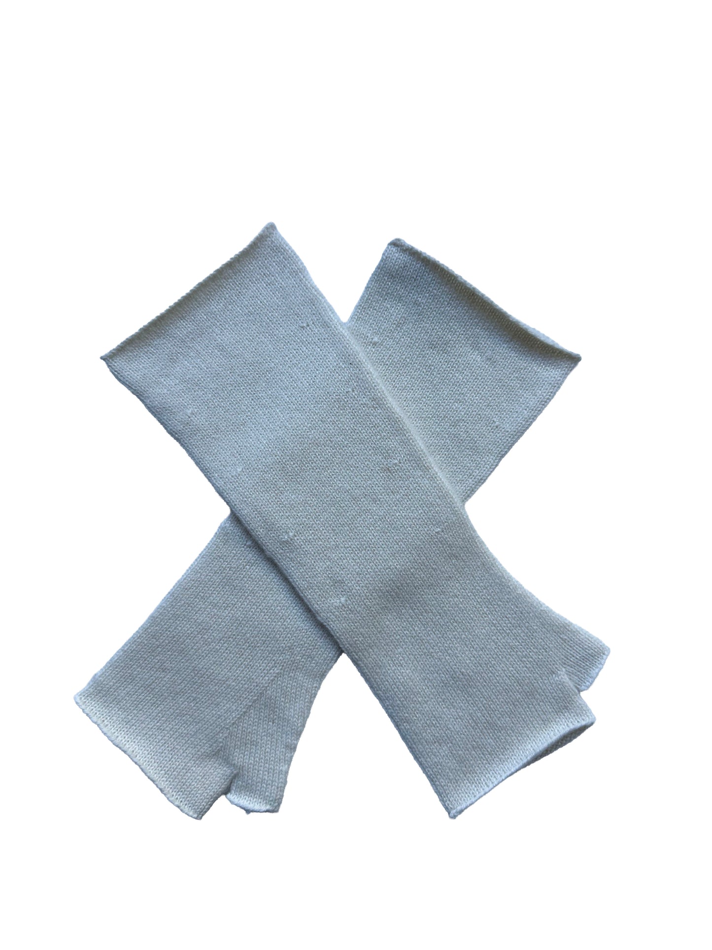 The Ox Haven Fingerless Gloves Cream Long Unisex