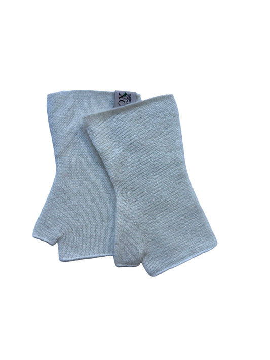 The Ox Haven Fingerless Gloves Cream Short Unisex