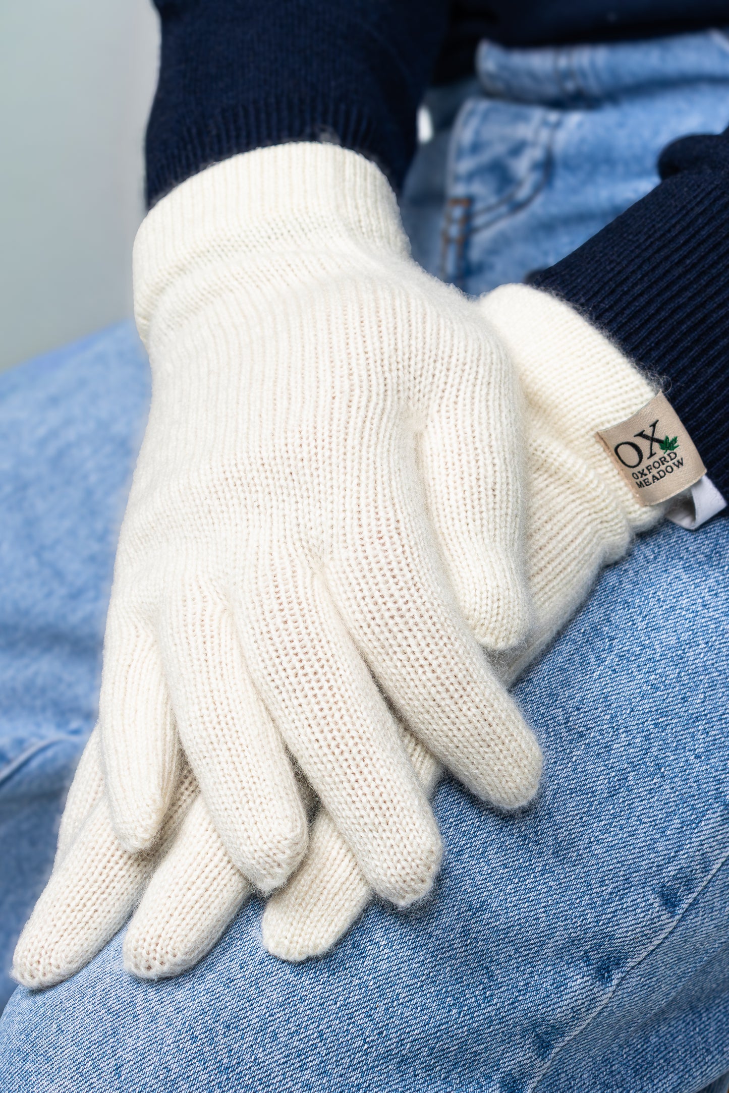 The Ox Haven Gloves Cream Men's