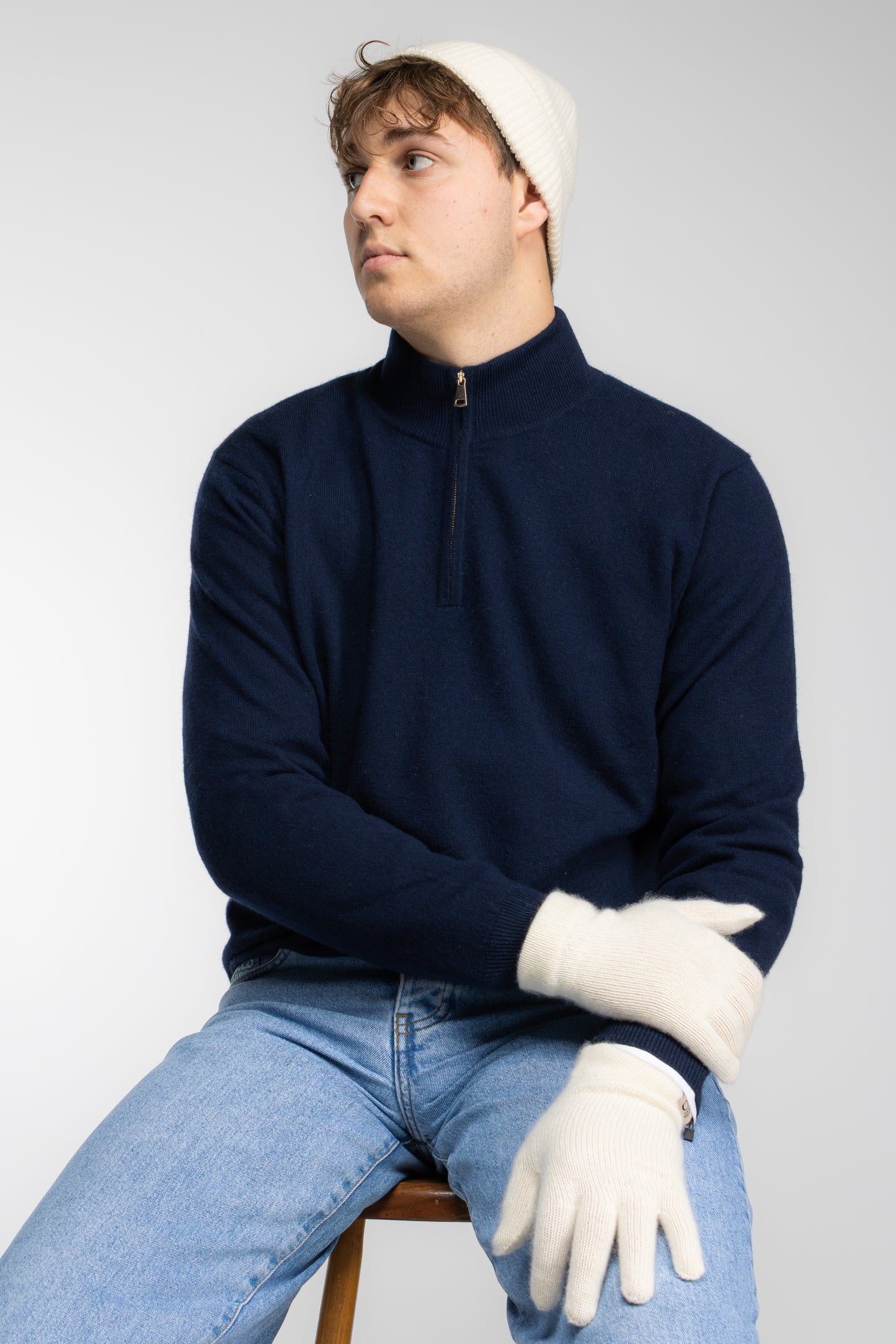 The Ox Haven Beanie Cream Unisex