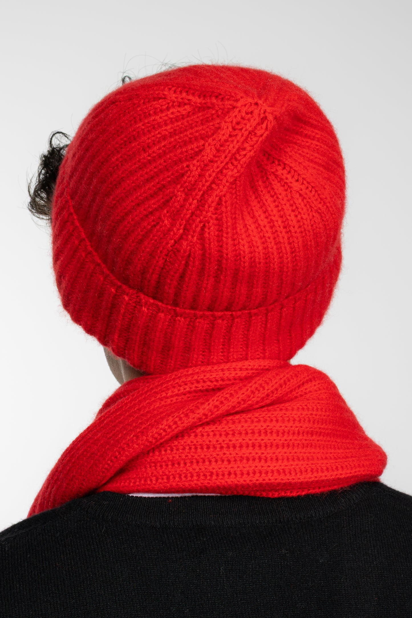 The Ox Haven Beanie Chunky Red Unisex