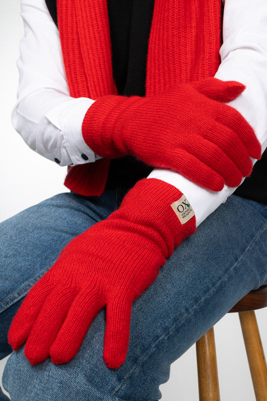 The Ox Haven Gloves Red Men's