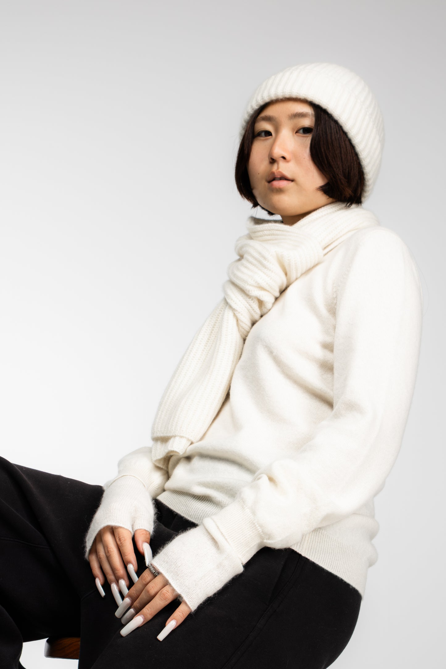 The Ox Haven Scarf Cream Unisex