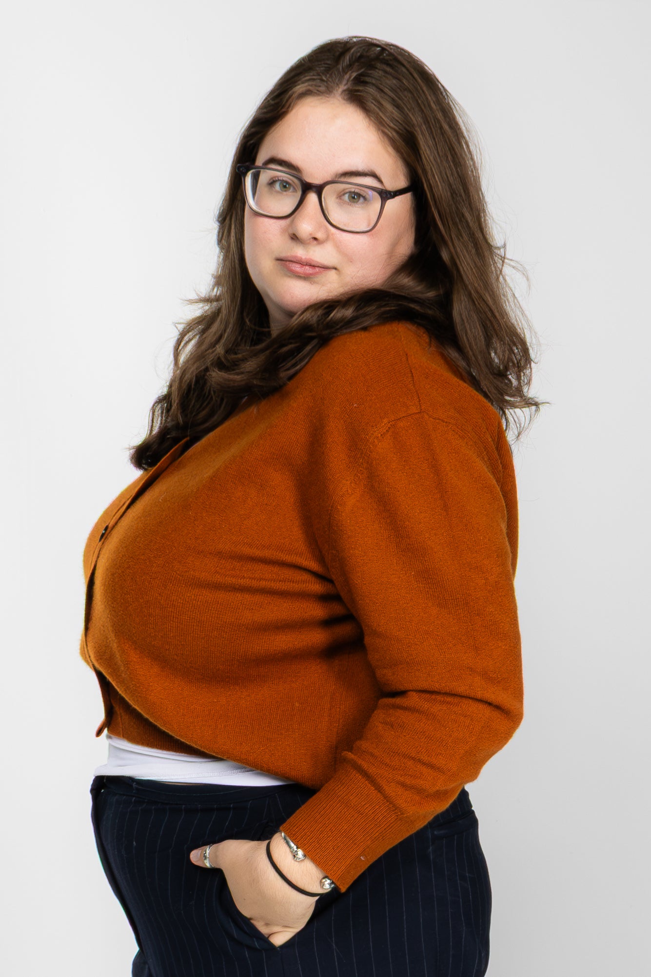 Lumé Cardigan Deep Copper