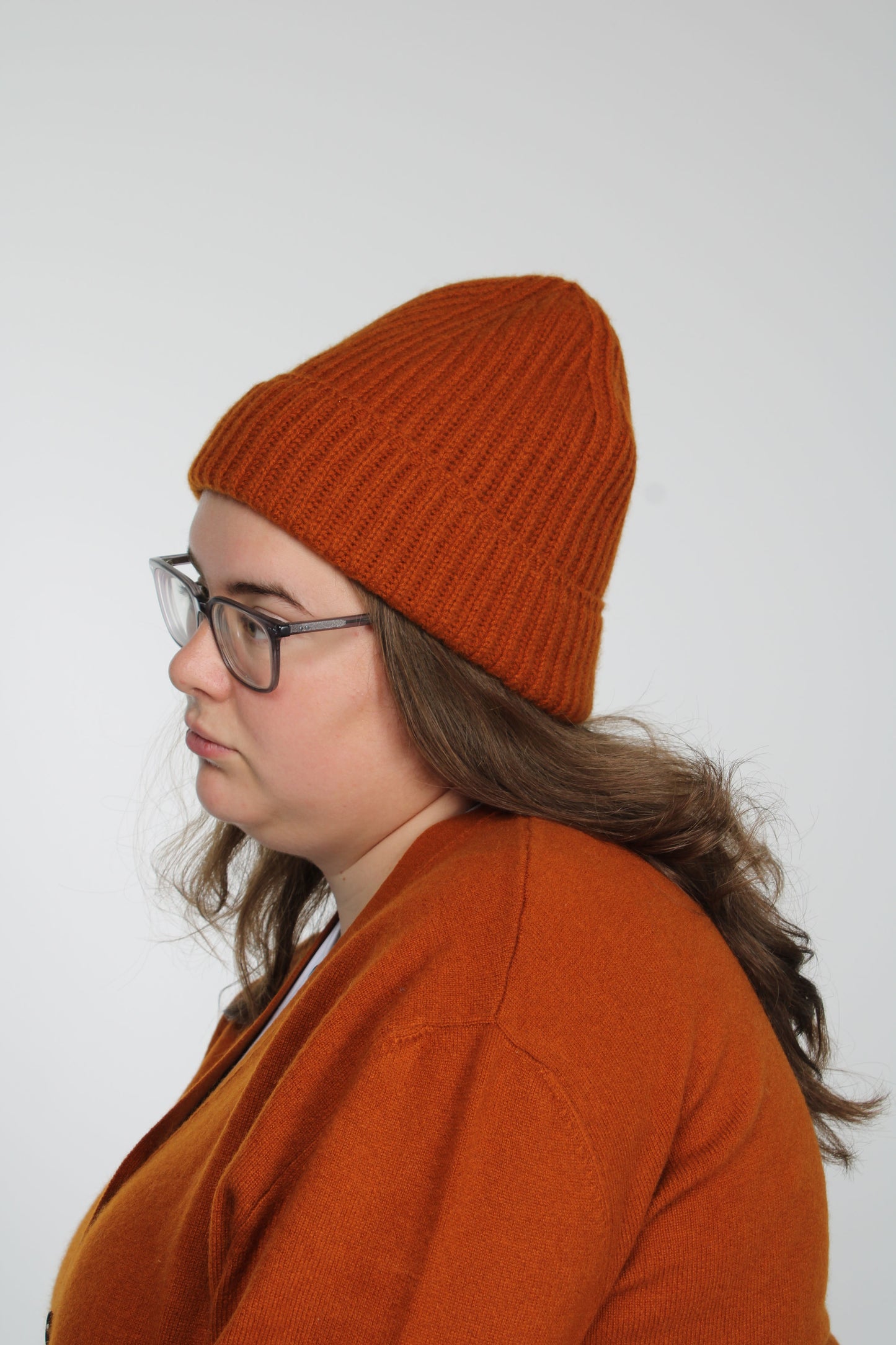 The Ox Haven Beanie Chunky Deep Copper Unisex